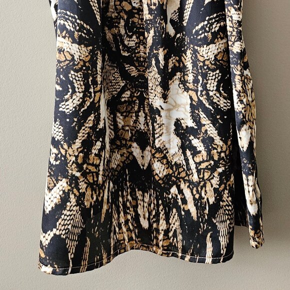 Classy Beaded Halter Neckline on luscious polyester top Size S - Picture 4 of 7